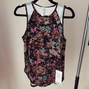 lululemon athletica Multicolor Floral Racerback Tank